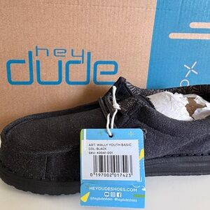 Hey Dude Kids Charcoal Moccasins